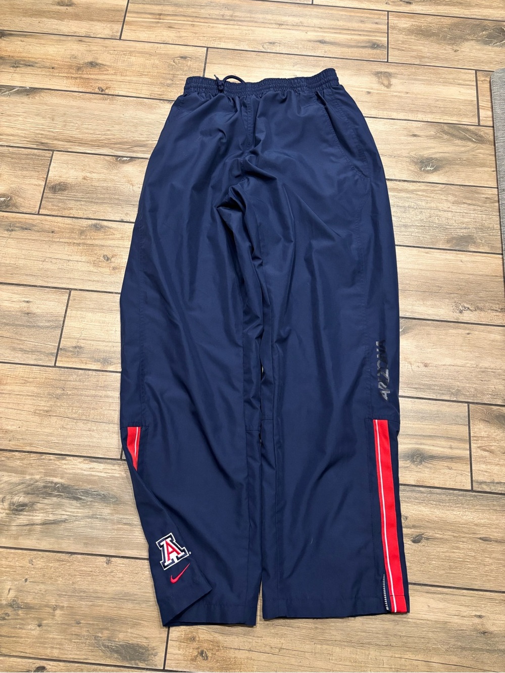 Y2K Nike Team University of Arizona Wildcats Windpants Track Pants Navy Size M
